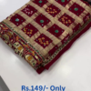 Heritage Maroon Bandhani Silk Saree